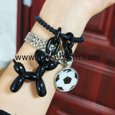 GUGEER World Cup Soccer Keychain, Soccer Ball Keychain, Football Keychains, Soccer Ball Keychains for Backpack,dog keychain for women,Soccer Ball Hanging for Cars