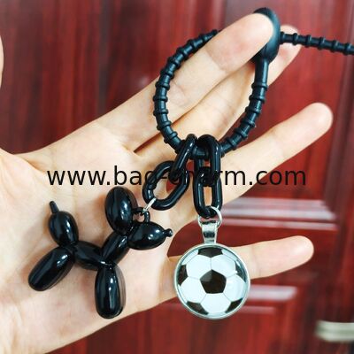 GUGEER World Cup Soccer Keychain, Soccer Ball Keychain, Football Keychains, Soccer Ball Keychains for Backpack,dog keychain for women,Soccer Ball Hanging for Cars