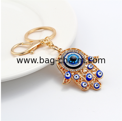 GUGEER Turkish Evil Eye Decor Ornament - Evil Eye Wall Hanging - Home Protection Charm Evil Eye Wall Decor - Turkish Nazar Amulet
