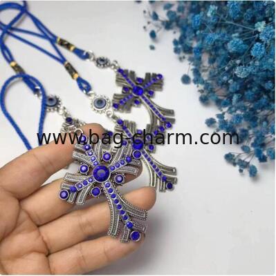 GUGEER Evil Eye Keychains محفزات الحظ كيس السحر للنساء، محفظة جميلة