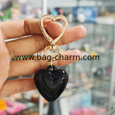 GUGEER حب قلب مفاتيح محفظة قلب سحريات لأكياس اليد حقيبة محفظة قلب مفاتيح هدية عيد الحب للنساء الفتيات